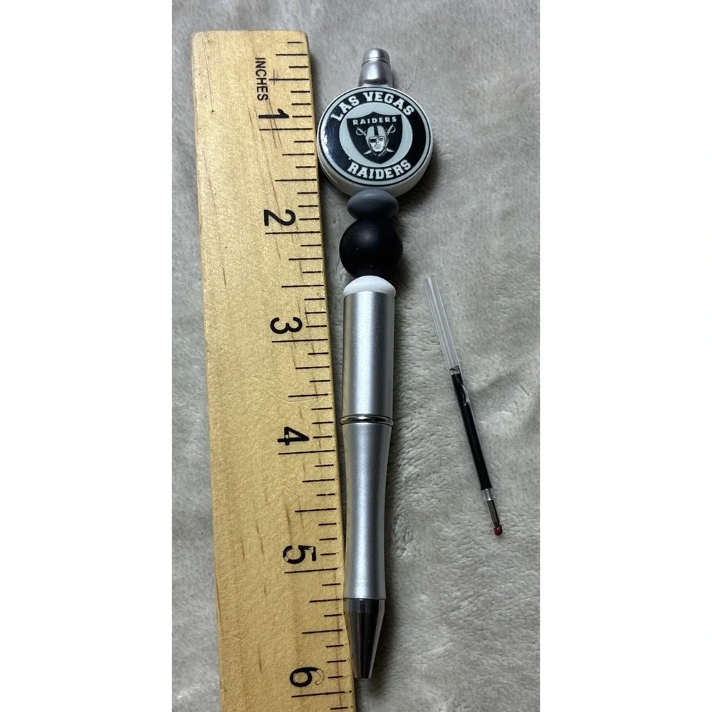 Las Vegas Raiders Focal Bead‎ Pen With Refill Gift 6